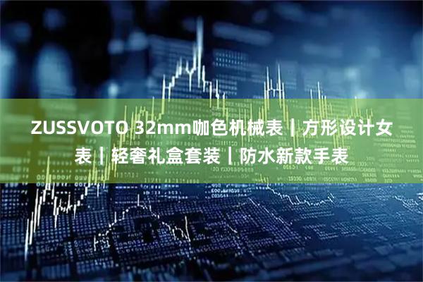 ZUSSVOTO 32mm咖色机械表｜方形设计女表｜轻奢礼盒套装｜防水新款手表