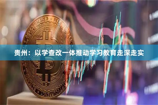 贵州：以学查改一体推动学习教育走深走实